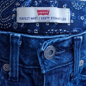 Levi's 525 Perfect Waist Straight Leg Jeans Size 2